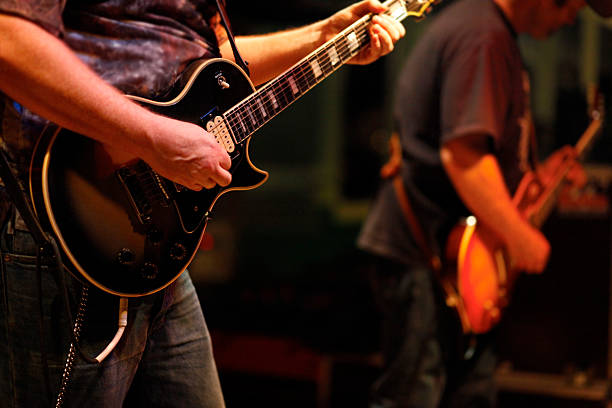 Music concert with guitars